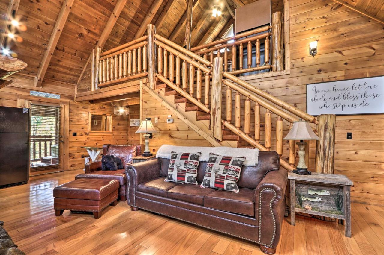 Smoky Mountain Log Cabin 7 Mi To Gatlinburg! Sevierville Eksteriør billede