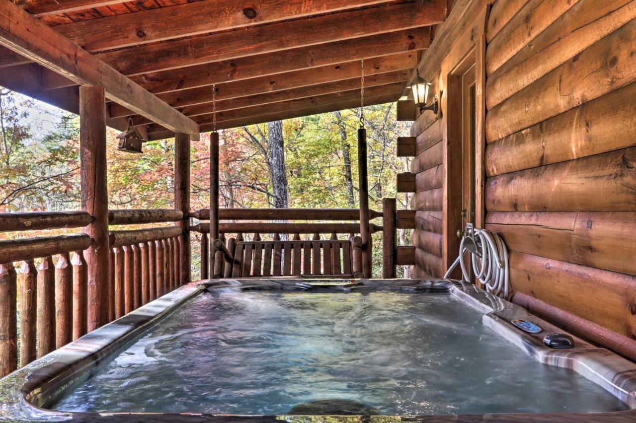 Smoky Mountain Log Cabin 7 Mi To Gatlinburg! Sevierville Eksteriør billede
